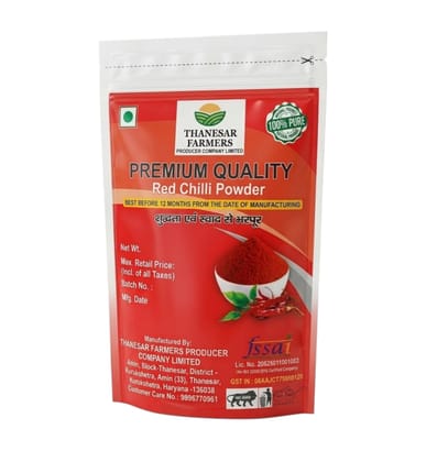 Thanesar Farmers Premium Quality Red Chilli Powder ,100 gram