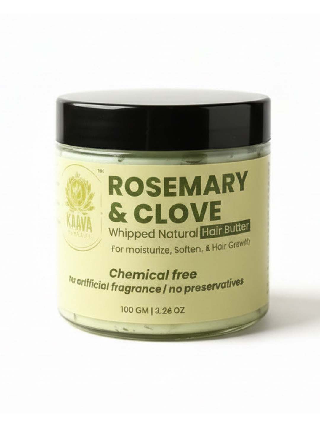Kaaya Natural Rosemary & Clove Whipped Natural Hair Butter – 100gm