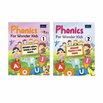 Phonics For Wonder Kids (Set of 2) - Lay the Foundation for Reading and Language Skills