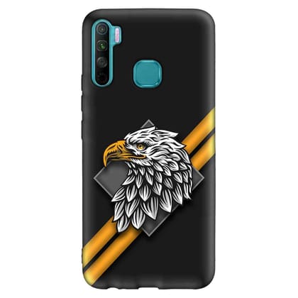 white Eagle S5 Premium Embossed Mobile cover