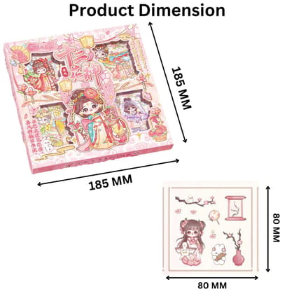 Cute Anime Girl Washi Sticker Pack (100 PCS) – Twelve Flower God Theme Aesthetic Adhesive Decals for Bullet Journals, Scrapbooks, DIY Crafts & Kids Art Cute Anime Girl Washi Sticker Pack (100 PCS) – Twelve Flower God Theme Aesthetic Adhesive Decals for Bullet Journals, Scrapbooks, DIY Crafts & Kids Art