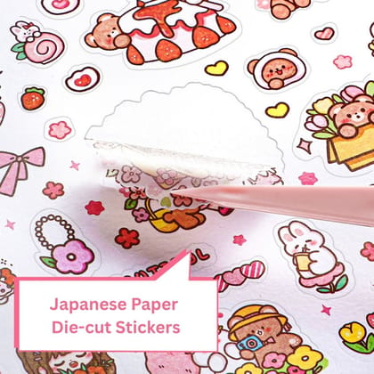 Princess Activity & Sticker Book (20 Sheets, 1000+ Stickers) – Cartoon Girl Scrapbook & Aesthetic Reward Stickers for Kids, Journaling & DIY Crafts (Style 3)