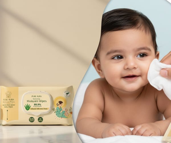 Pure Aura Mulayam Wipes