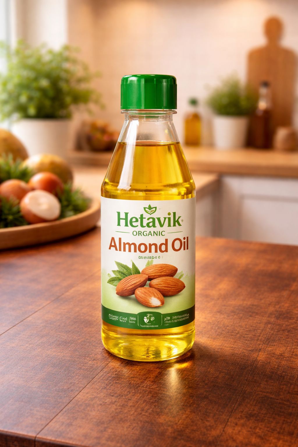 Hetavik Organic Almond Oil Cold Pressed