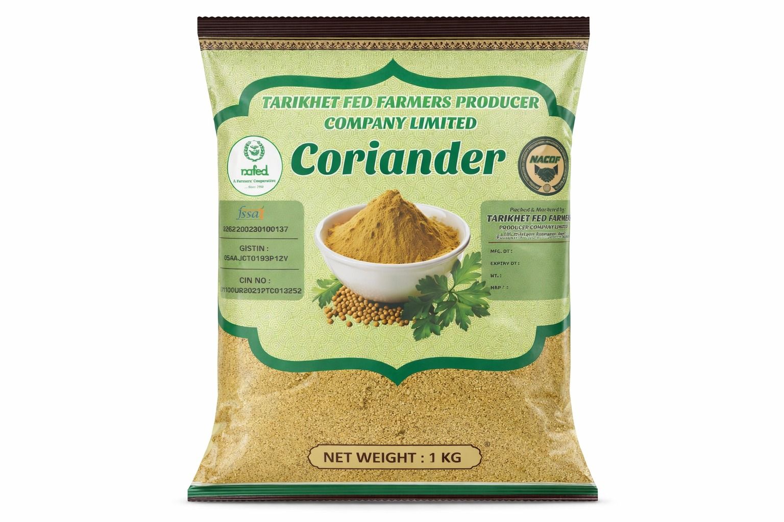 Tarikhet Fed Farmers Coriander Powder 1kg