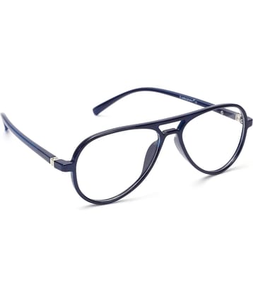 Hexxa Blue Full Rim Geometric Computer Glasses ( Pack of 1 )
