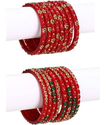 AFAST - Red Bangle Set (Pack of 2)