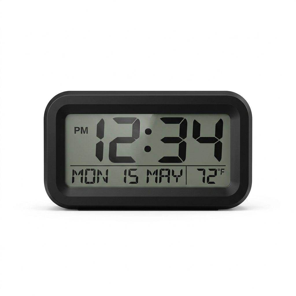 Modern Digital Alarm Clock Sleek, functional, and effortlessly stylish