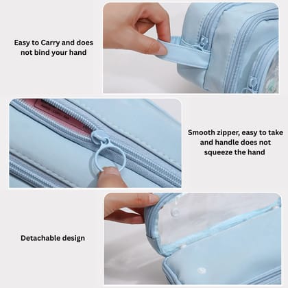 Aesthetic Pencil Box Pouch for Kids Girls & Boys – Large Capacity Multi-Purpose Pencil Case, Portable Stationery Organizer for School, Office & Travel Aesthetic Pencil Box Pouch for Kids Girls & Boys – Large Capacity Multi-Purpose Pencil Case, Portable Stationery Organizer for School, Office & Travel