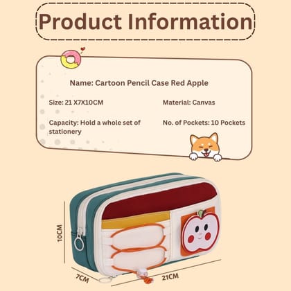 Premium Cute Pencil Case with Zipper – Large Capacity Cartoon Pencil Pouch, Multi-Compartment Stationery Organizer Bag for School, College & Office Premium Cute Pencil Case with Zipper – Large Capacity Cartoon Pencil Pouch, Multi-Compartment Stationery Organizer Bag for School, College & Office