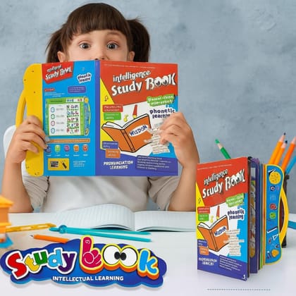 Musical Intelligence Learning E-Book for Kids | Alphabet, Numbers, Shapes & Phonics Sound Book | Interactive Talking Book with Music & Touch Features | Educational Learning Toy for Toddlers Ages 2-7