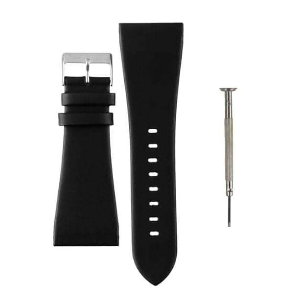 Genuine Leather 32mm Watch Strap Compatible with POLICE Watches | Premium Replacement Band with Installation Tool | Durable & Stylish Wrist Strap for Men