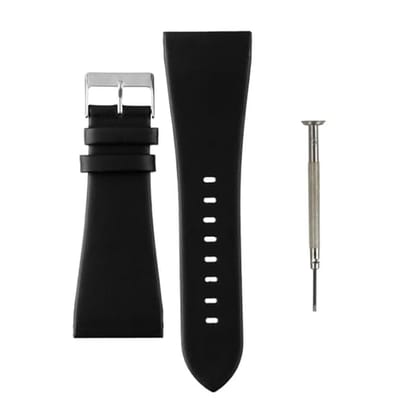 Genuine Leather 32mm Watch Strap Compatible with POLICE Watches | Premium Replacement Band with Installation Tool | Durable & Stylish Wrist Strap for Men
