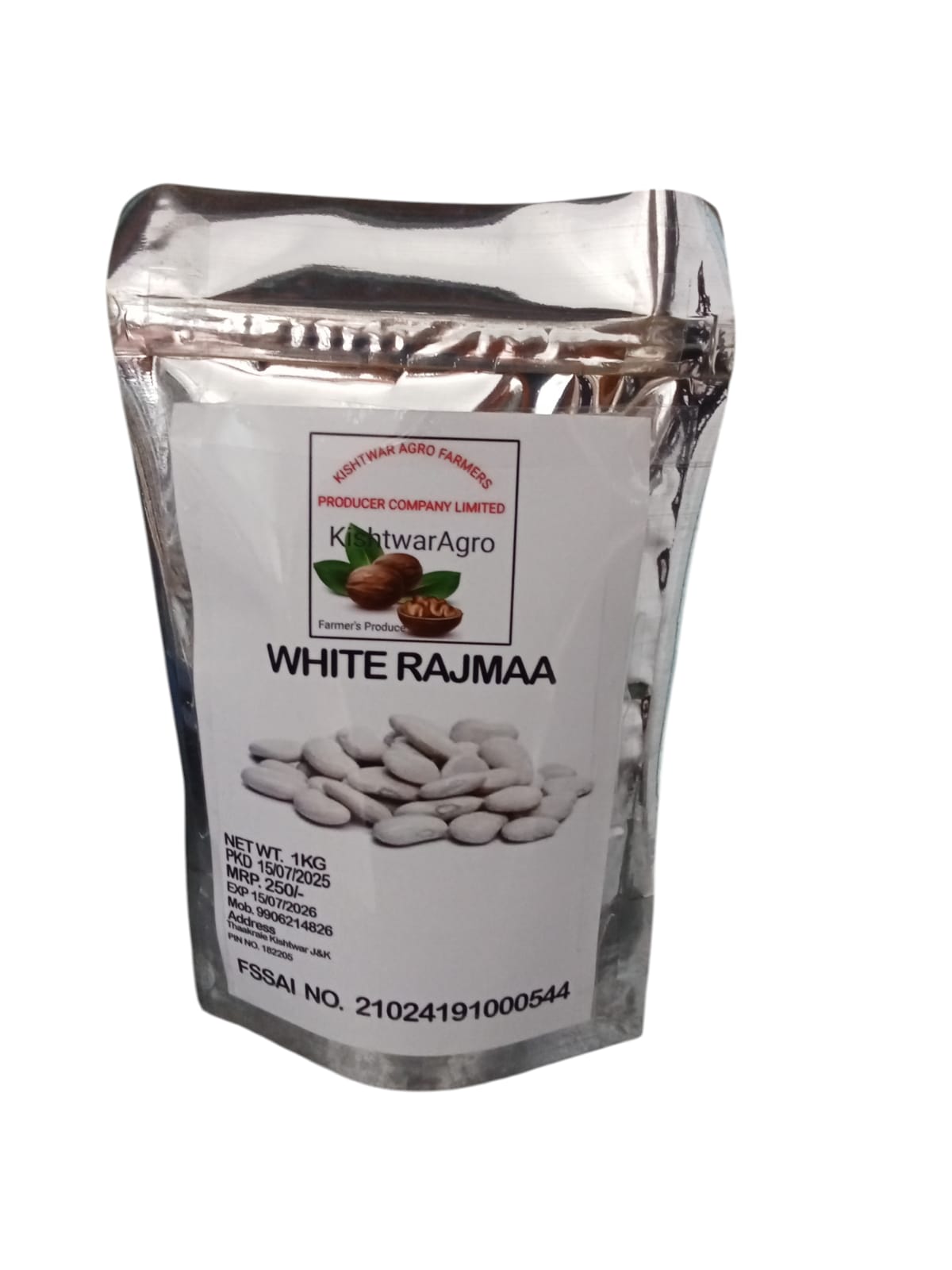 Kishtwar Agro White Rajma Beans