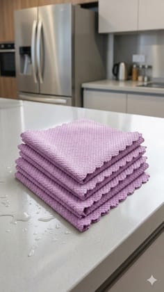 Fish Scale Microfiber Cleaning Cloths - Streak-Free Polishing Cloths
