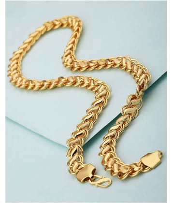 H M PRODUCT Gold Plated Chain ( Set of 1 )