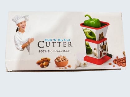 Premium Stainless Steel Multi-Purpose Chilli & Dry Fruit Cutter