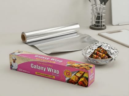 72 meter Premium Aluminium Kitchen Foil Roll – 10.5 Micron Extra Thick
