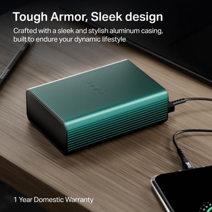 Boat Energyshroom PB400 Pro 20000 mAh 22.5W Pocket Size, Compact Power Bank