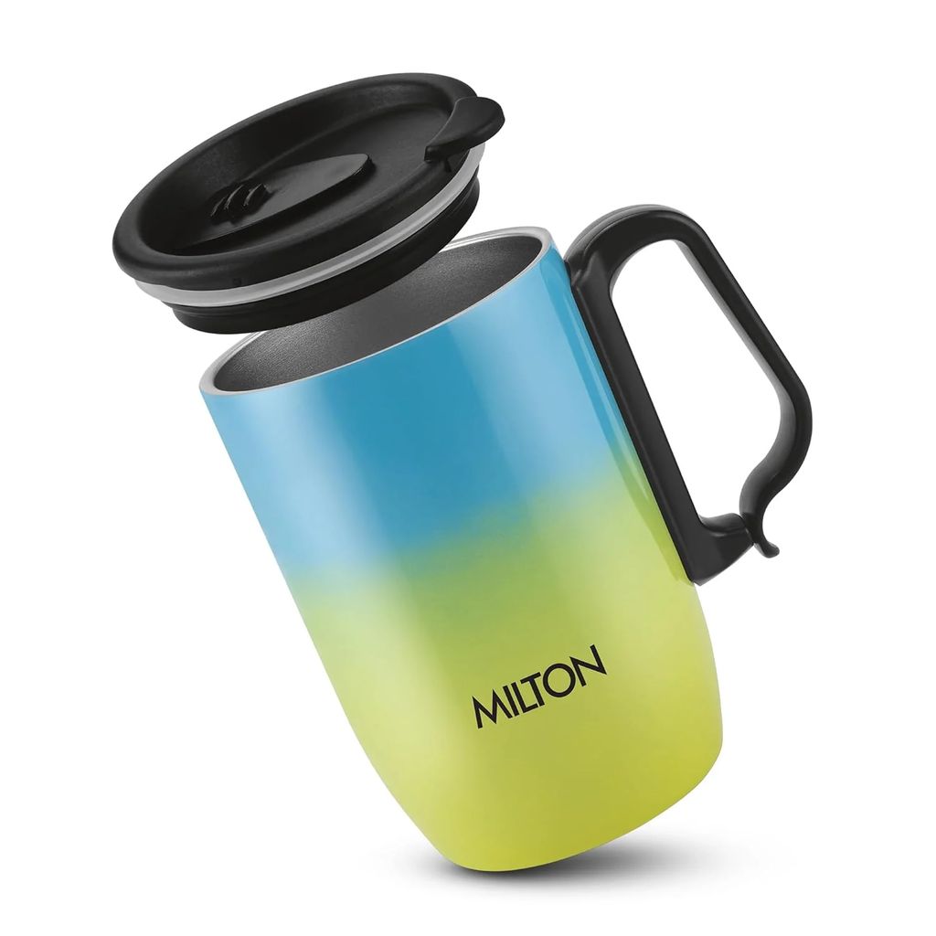 MILTON Horizon Unisteel Stainless Steel Mug With Hot & Cold Features Upto 2 Hours , 350ml