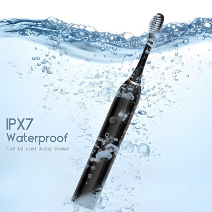 X-3 Sonic Electric Toothbrush – Rechargeable Powerful Toothbrush with 6 Cleaning Modes, IPX7 Waterproof, Replaceable Brush Heads, Advanced Gum Care & Plaque Removal (Multi Colour)