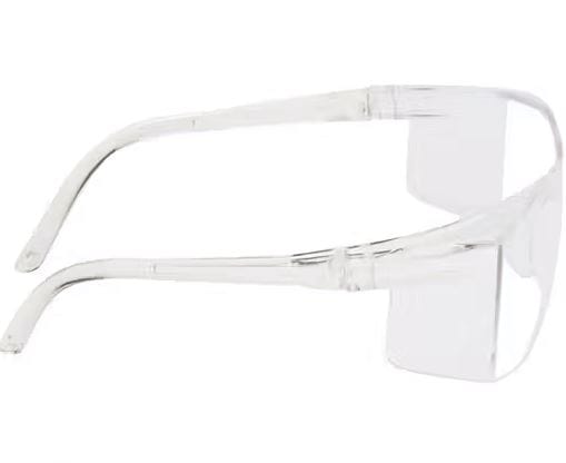 polycarbonate Safety Goggles Wrap-Around Eye Protection Safety Goggles For Anti Pollution, Riding Motorcycle, Construction, Laboratory, Power Tool, Wood-working Clear Transparent Goggles (PACK OF 1)