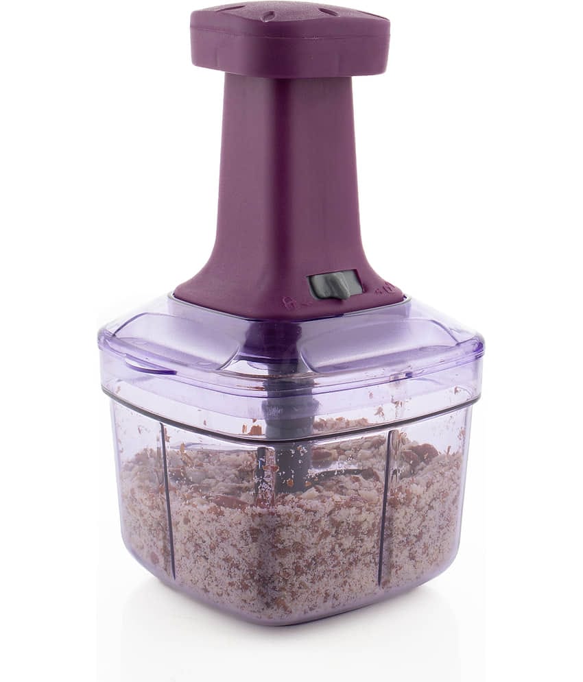 Magicspoon Fruit & Vegetable Chopper with 4 Blades, 1000ml, Set of 1