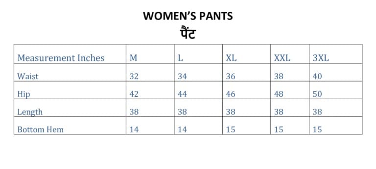 Size Guide