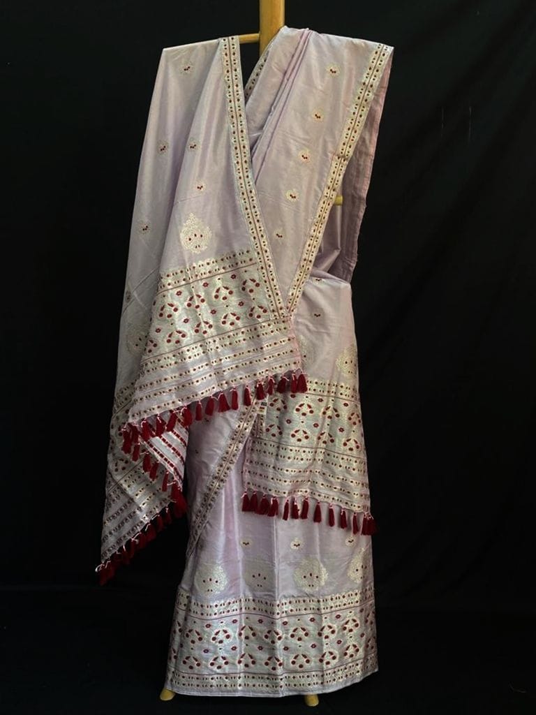 Mulberry Silk Mekhela Chador (2 Pcs)