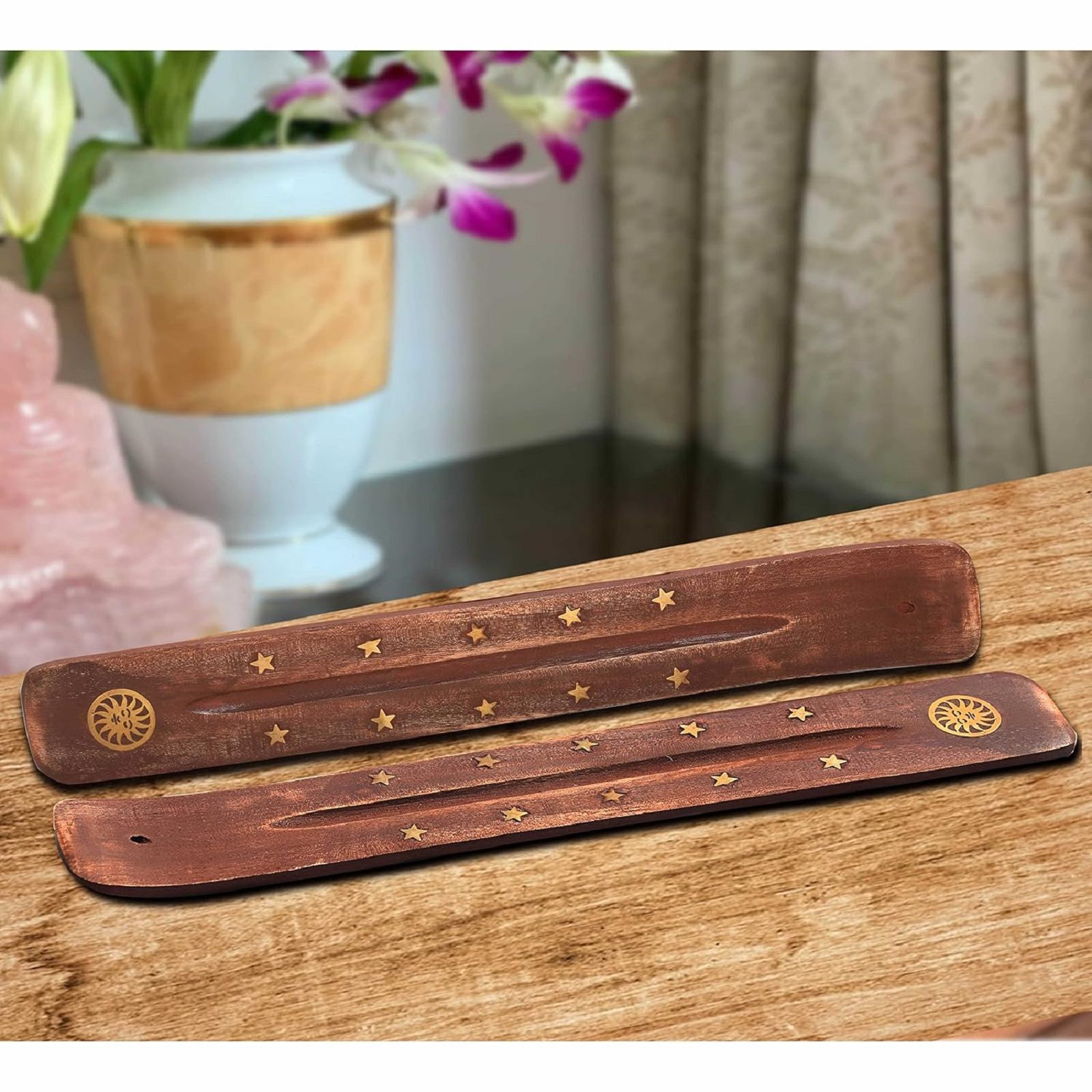 2pcs Wooden Agarbatti Stand