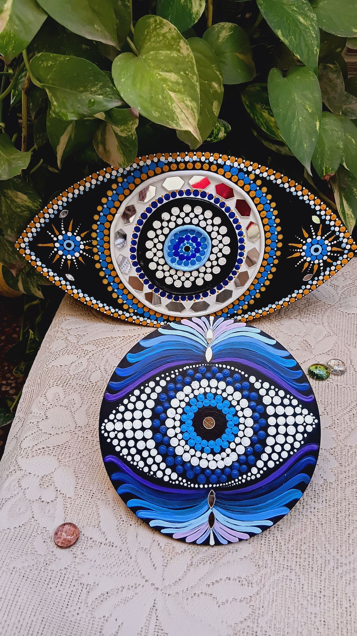 Evil Eye Charm Hanging Wall Decor Combo