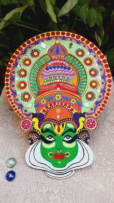 Kathakali Face Mask Wall Hanging