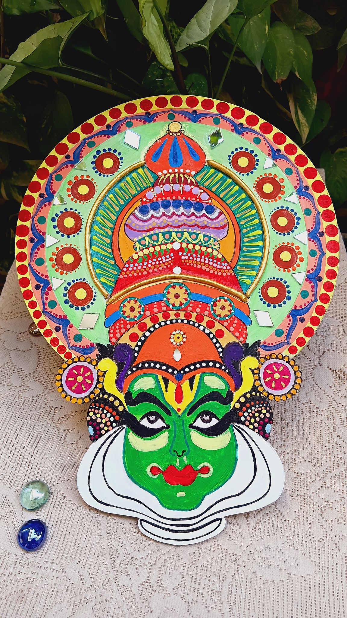 Kathakali Face Mask Wall Hanging