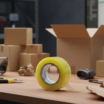 Transparent Packaging Adhesive Tape Roll 125 x 45 MM for Carton Sealing