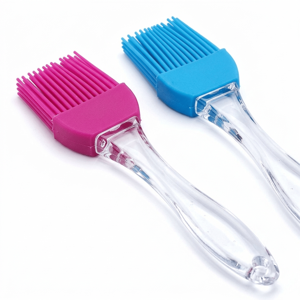 Multipurpose Silicone Pastry Brush for Cooking, Baking & BBQ | Heat Resistant Oil Basting Brush | Food Grade Kitchen Brush (Multicolor)