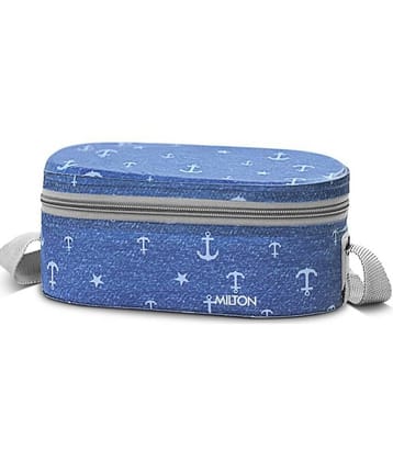 Milton Corporate Lunch Stainless Steel Containers Set of 3, Blue