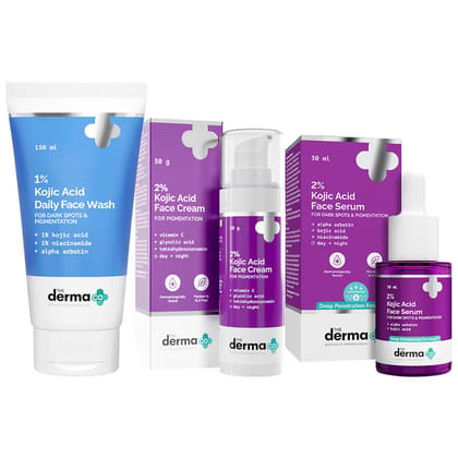 The Derma Co Kojic Acid Pigmentation Care Combo with Niacinamide (3pcs)