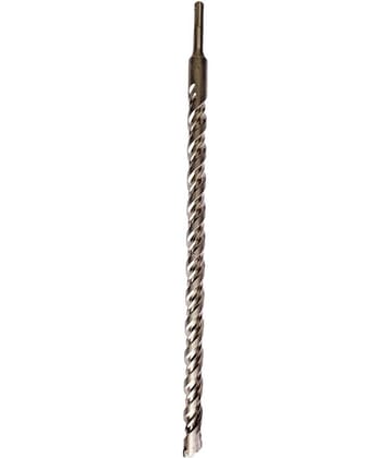 Steel (20 x 450mm) Cross Tip Plus Hammer Drill Bit (Silver)