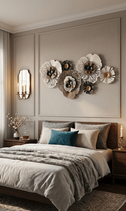 Luxury Floral Wall Art – Elegant Home Decor for Living Room | Premium Nature Inspired Wall Art – Elegant Decor Piece
