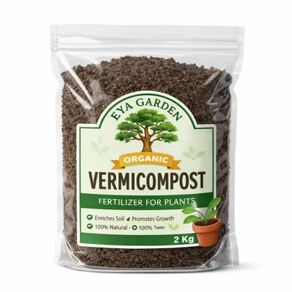 Vermicompost Organic Fertilizer(2 Kg) | EYA Garden