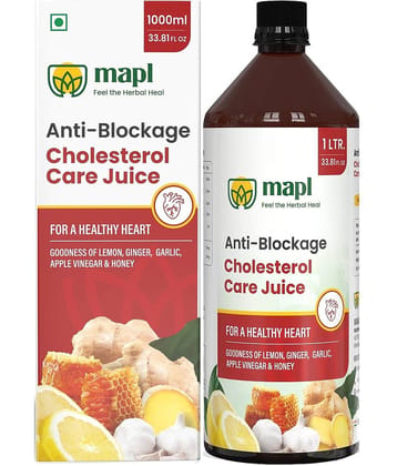 MAPL Antiblockage Cholesterol Care Juice for Healthy Heart, Helps Manage Cholesterol Level -1000ml