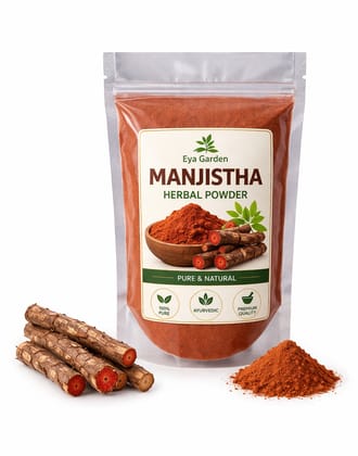 Manjistha Herbal Powder (100 G) | Pure & Natural Ayurvedic Skin & Blood Purifier | EYA GARDEN