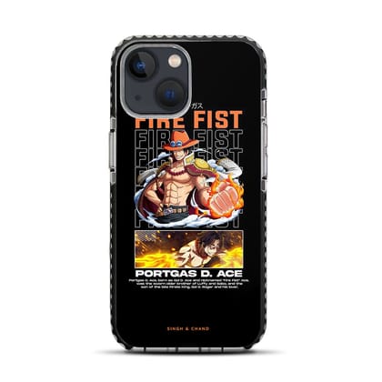 Ace Fire Fist One Piece Anime iPhone 13 Mini Stride Phone Case-Stride