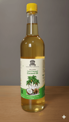 Wood Pressed Coconut Oil (Cold Pressed | Chemical-Free | HRK Farms)