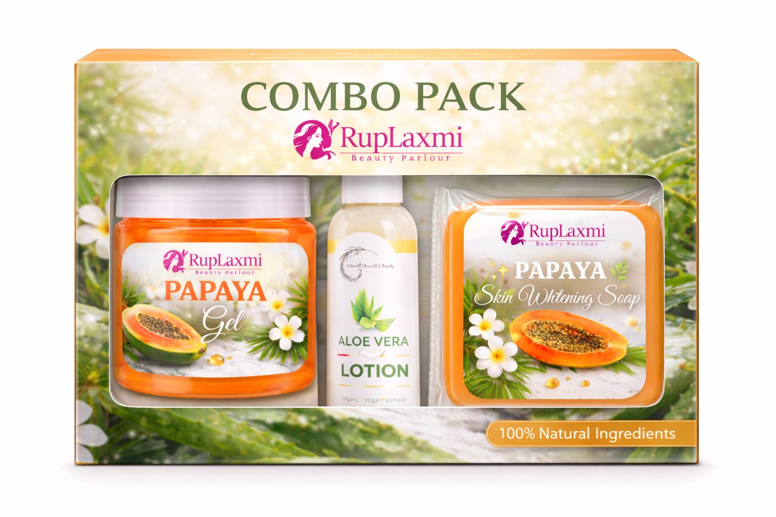 RupLaxmi Papaya Glow & Nourish Kit