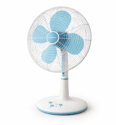 Binnova Portable Table Fan White and Blue
