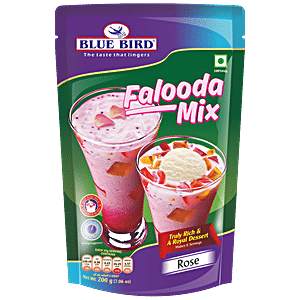 Blue Bird Falooda Mix - Rose, 200 g Pouch
