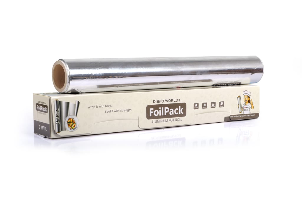 Dispo World FoilPack Premium Aluminium Foil Roll 9 Meters