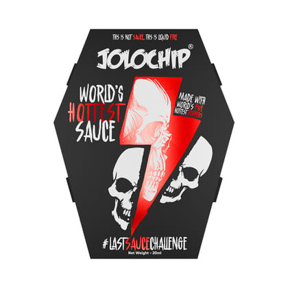 JOLOCHIP World's Hottest Sauce | Made with World hottest Peppers | 2.48 Million SHU | 20 ml