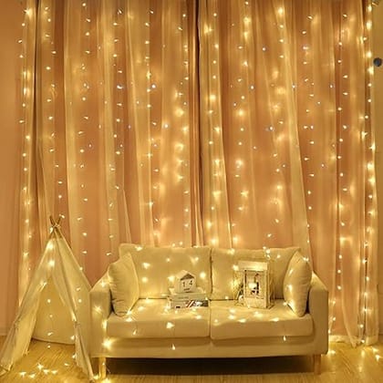 Lexton Lunar Decorative String Light/Fairy Light | 75 LEDs | Plug Sourced | Suitable for Home & Outdoor Decoration, Diwali, Christmas, Wedding, Party, Lawn (Pack of 1, Warm White)